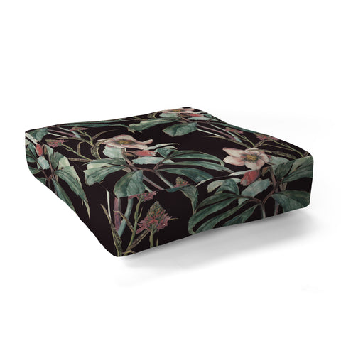 CayenaBlanca Dramatic Garden Floor Pillow Square