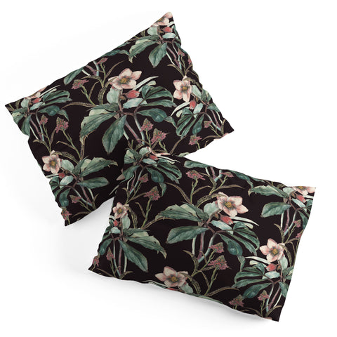 CayenaBlanca Dramatic Garden Pillow Shams