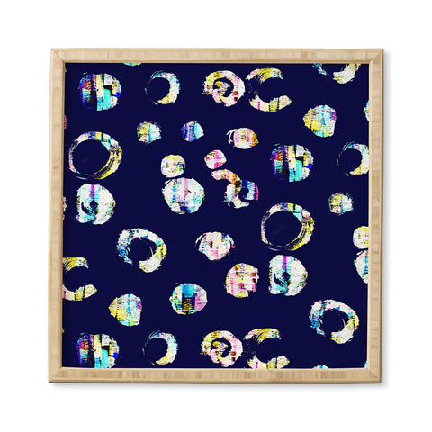 CayenaBlanca Drops of color Framed Wall Art
