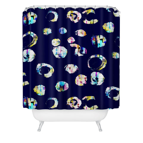 CayenaBlanca Drops of color Shower Curtain
