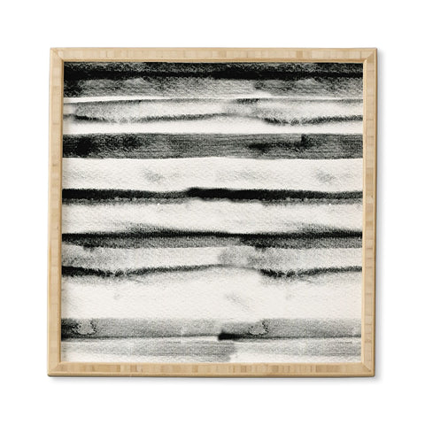 CayenaBlanca Earth lines Framed Wall Art