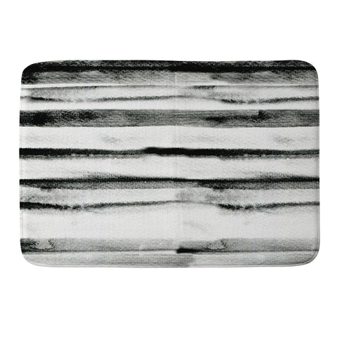 CayenaBlanca Earth lines Memory Foam Bath Mat