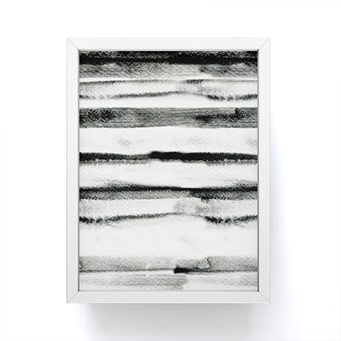 CayenaBlanca Earth lines Framed Mini Art Print