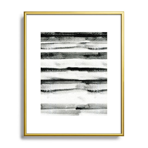 CayenaBlanca Earth lines Metal Framed Art Print