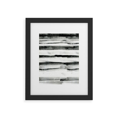 CayenaBlanca Earth lines Framed Art Print