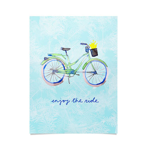 CayenaBlanca Enjoy Your Ride Poster