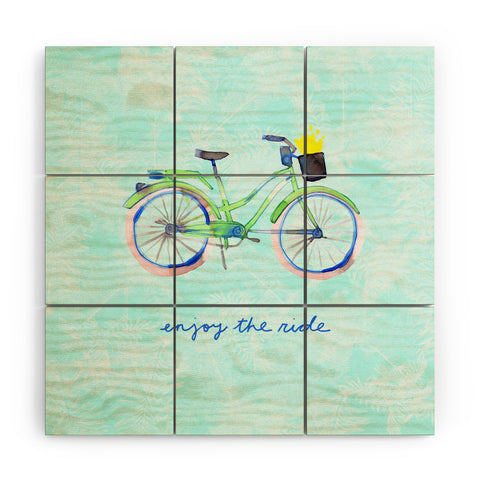 CayenaBlanca Enjoy Your Ride Wood Wall Mural
