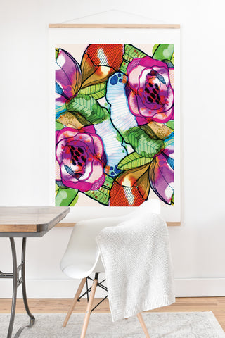 CayenaBlanca Fantasy Garden Art Print And Hanger