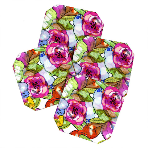 CayenaBlanca Fantasy Garden Coaster Set