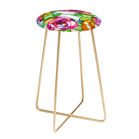 CayenaBlanca Fantasy Garden Counter Stool