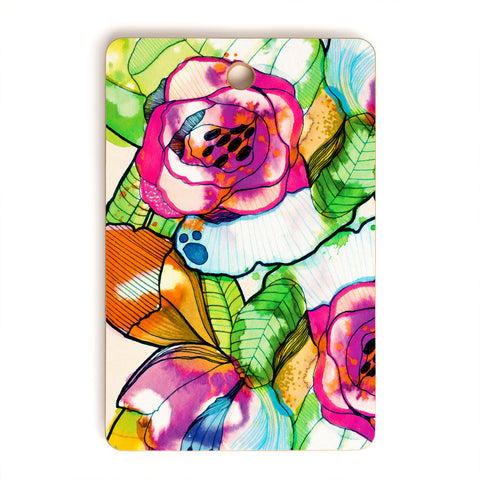 CayenaBlanca Fantasy Garden Cutting Board Rectangle