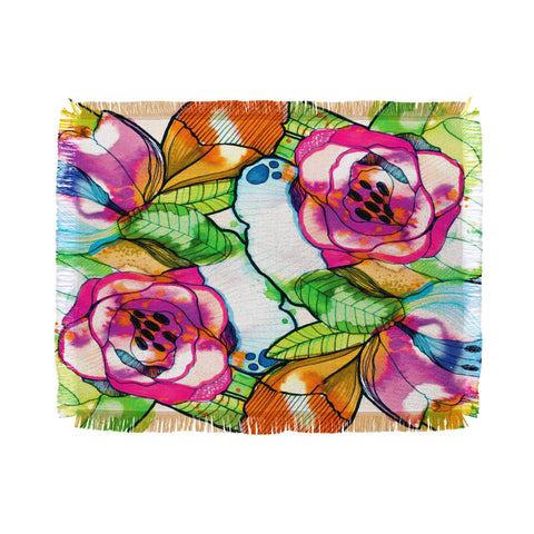 CayenaBlanca Fantasy Garden Throw Blanket