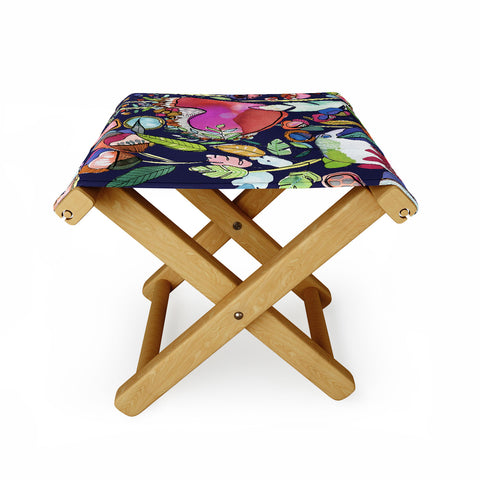 CayenaBlanca Floral Dreams Folding Stool