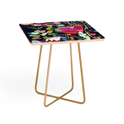 CayenaBlanca Floral Dreams Side Table