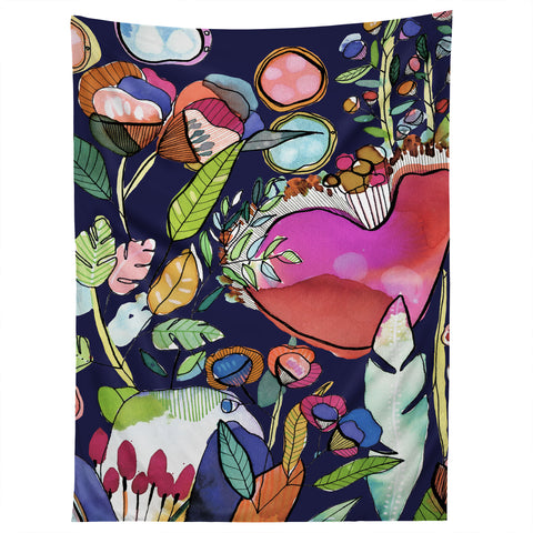 CayenaBlanca Floral Dreams Tapestry