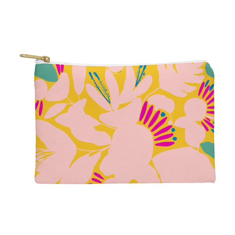 CayenaBlanca Floral shapes Pouch