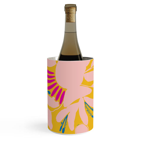 CayenaBlanca Floral shapes Wine Chiller