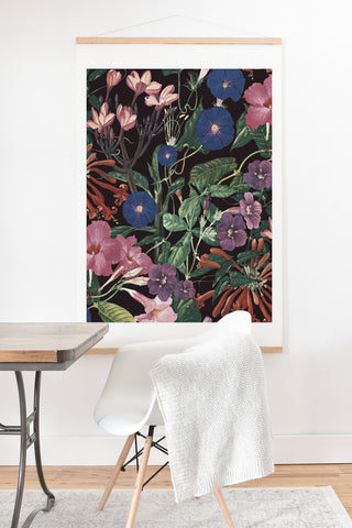 CayenaBlanca Floral Symphony Art Print And Hanger