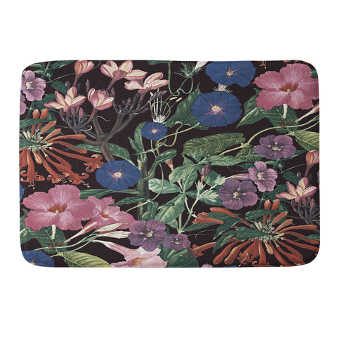 CayenaBlanca Floral Symphony Memory Foam Bath Mat