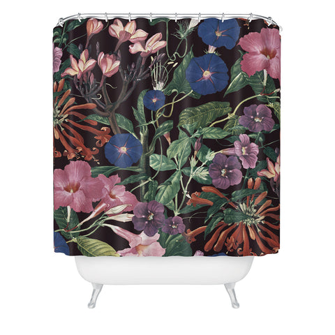 CayenaBlanca Floral Symphony Shower Curtain