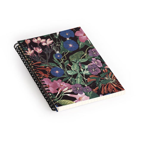 CayenaBlanca Floral Symphony Spiral Notebook