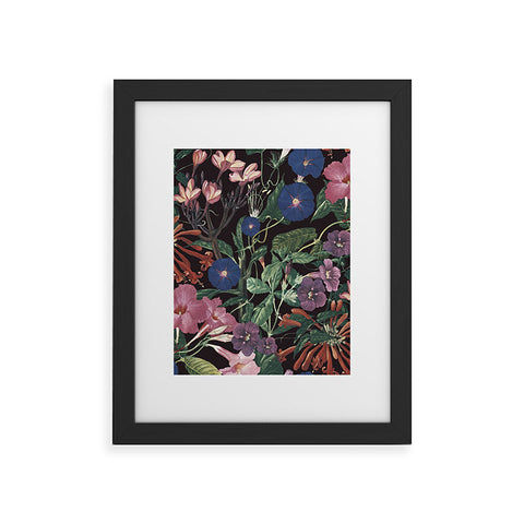 CayenaBlanca Floral Symphony Framed Art Print
