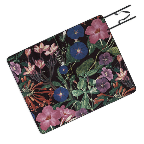 CayenaBlanca Floral Symphony Picnic Blanket