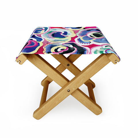 CayenaBlanca Flower Party Folding Stool