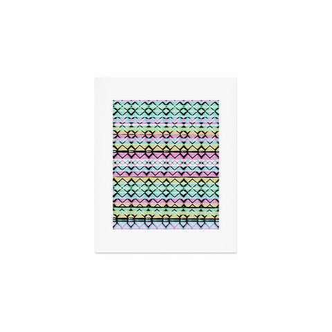 CayenaBlanca Geometric Lines Art Print