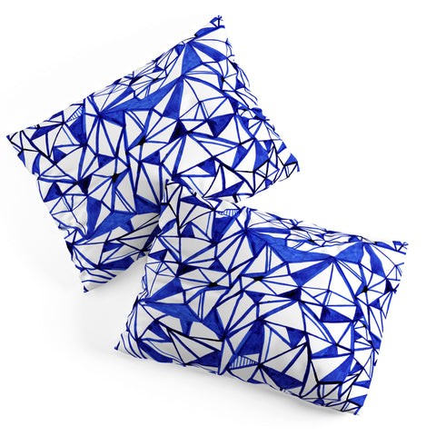 CayenaBlanca Geometric tension Pillow Shams