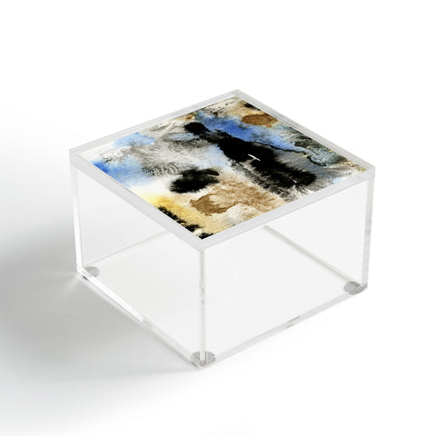 CayenaBlanca Gold Rocks Acrylic Box