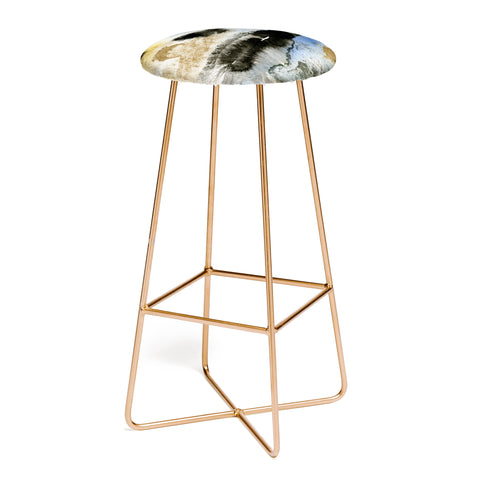 CayenaBlanca Gold Rocks Bar Stool