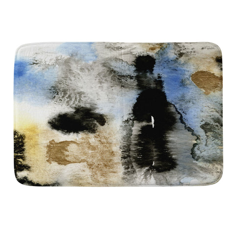 CayenaBlanca Gold Rocks Memory Foam Bath Mat