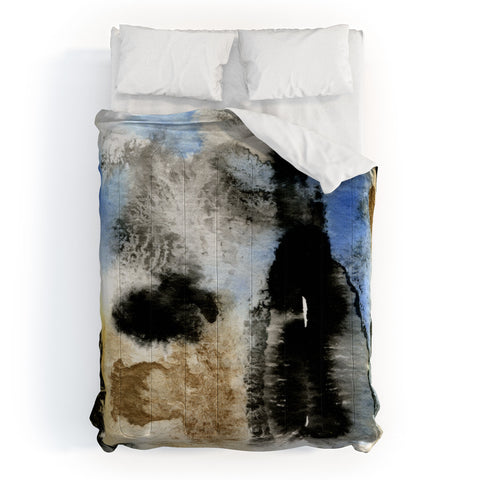 CayenaBlanca Gold Rocks Comforter