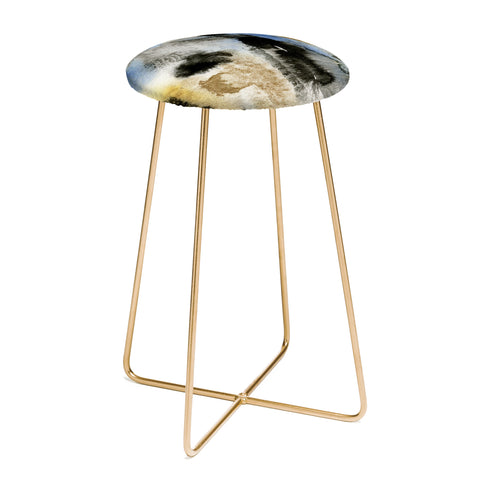 CayenaBlanca Gold Rocks Counter Stool