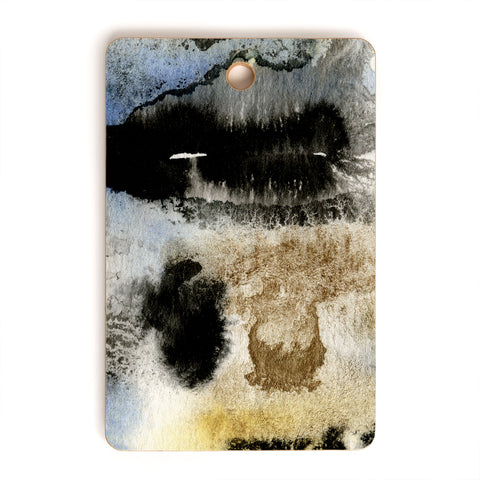 CayenaBlanca Gold Rocks Cutting Board Rectangle