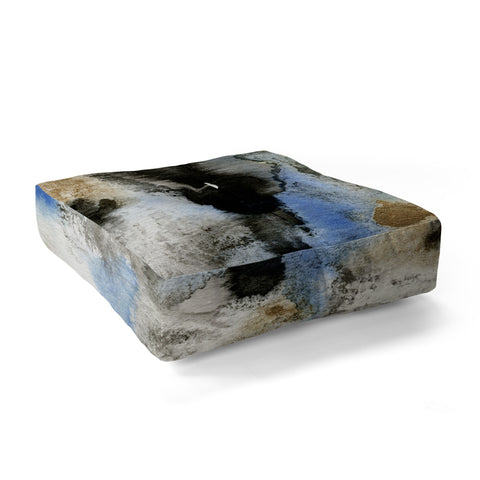 CayenaBlanca Gold Rocks Floor Pillow Square