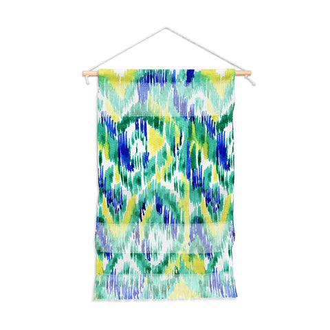 CayenaBlanca Green Ikat Wall Hanging Portrait