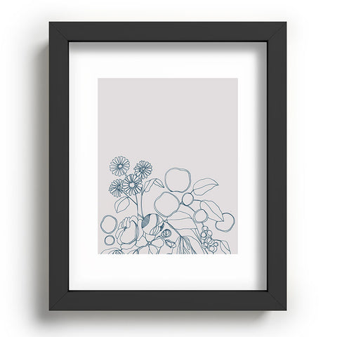 CayenaBlanca Imaginary Flowers Recessed Framing Rectangle