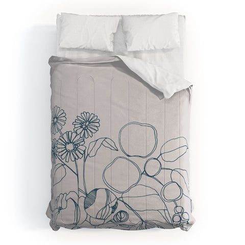CayenaBlanca Imaginary Flowers Comforter