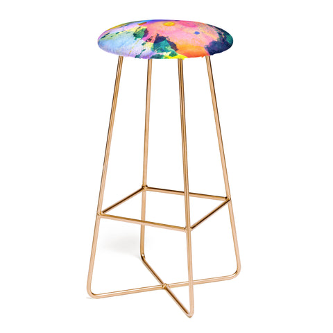 CayenaBlanca Ink Splashes Bar Stool