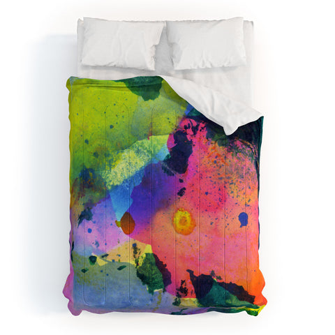 CayenaBlanca Ink Splashes Comforter