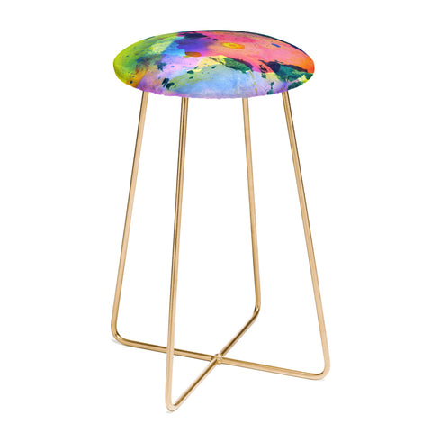 CayenaBlanca Ink Splashes Counter Stool