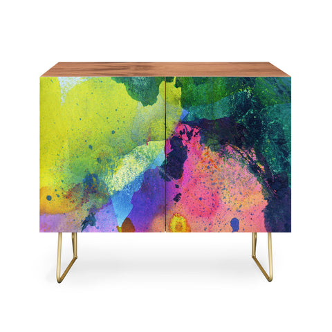 CayenaBlanca Ink Splashes Credenza