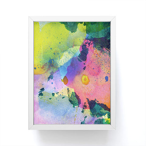CayenaBlanca Ink Splashes Framed Mini Art Print