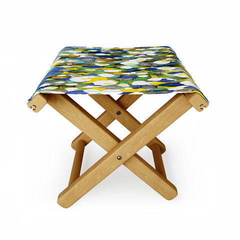 CayenaBlanca Ink texture Folding Stool