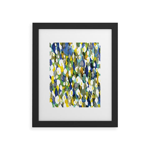 CayenaBlanca Ink texture Framed Art Print
