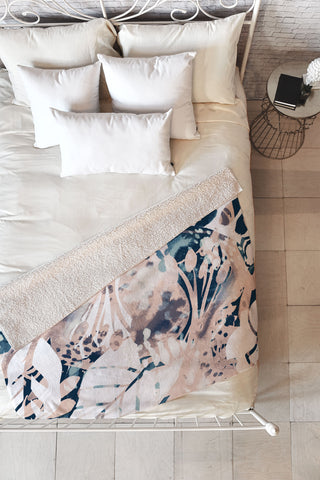 CayenaBlanca Jungle Memoirs Fleece Throw Blanket