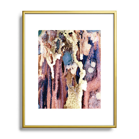 CayenaBlanca Lazulite Metal Framed Art Print