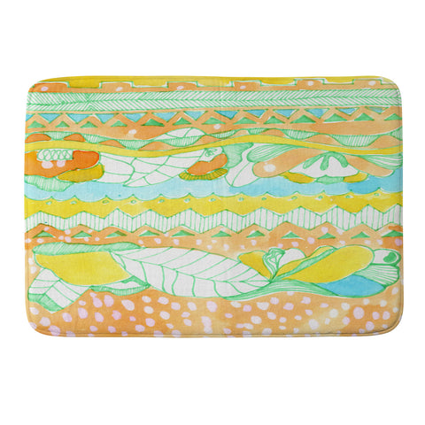 CayenaBlanca Light Tribal Memory Foam Bath Mat